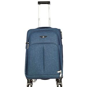 Migrell London Instagram Softside Expandable Lockable Luggage Carry On NWOT New